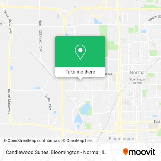 Mapa de Candlewood Suites