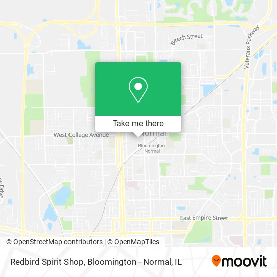 Redbird Spirit Shop map