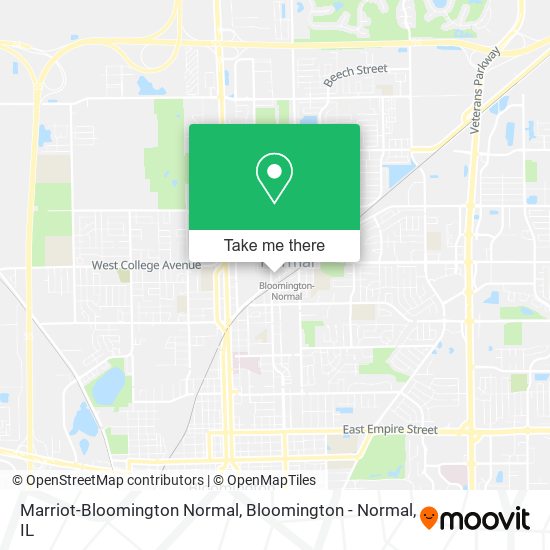 Marriot-Bloomington Normal map
