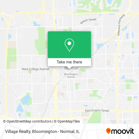 Village Realty map