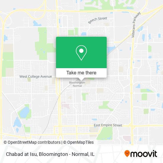 Chabad at Isu map