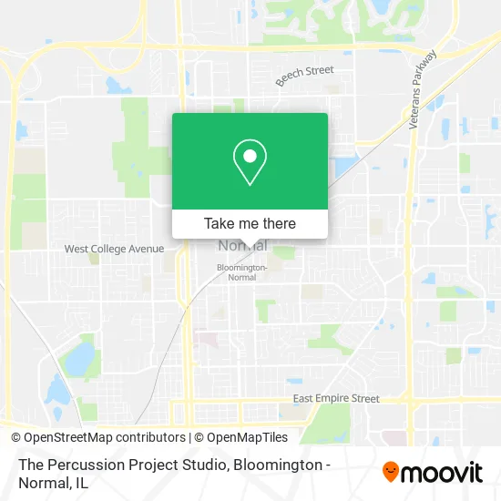 The Percussion Project Studio map