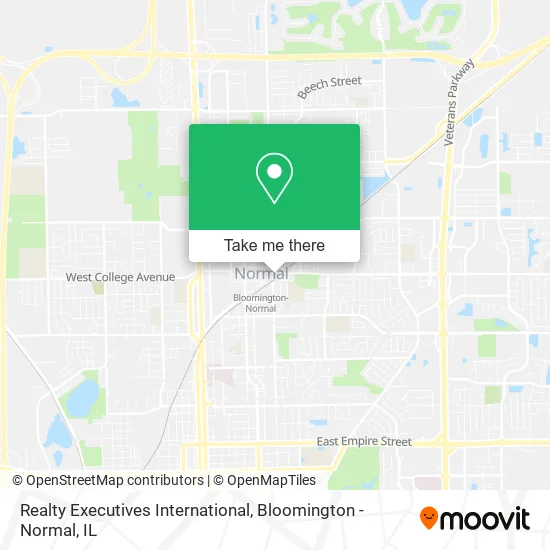 Realty Executives International map