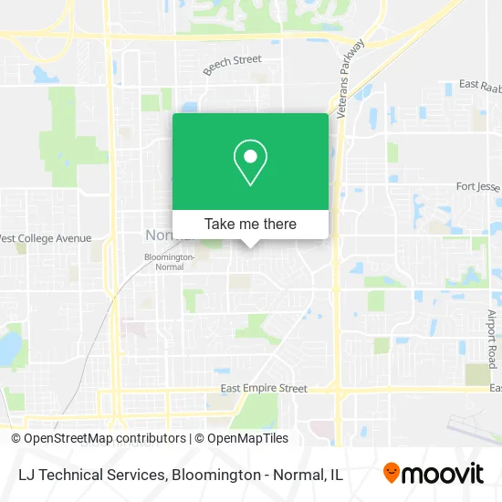 LJ Technical Services map