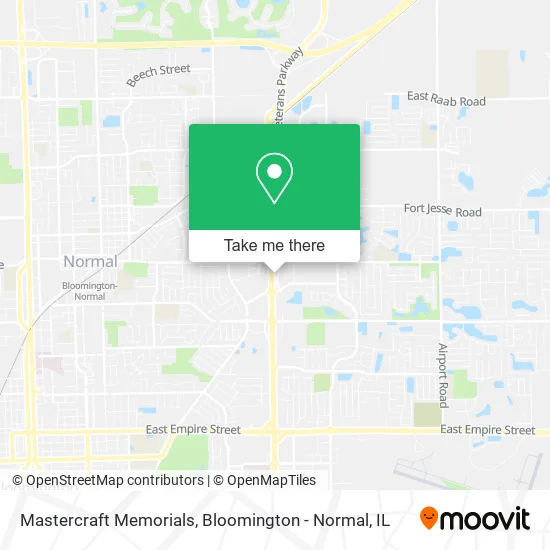 Mastercraft Memorials map