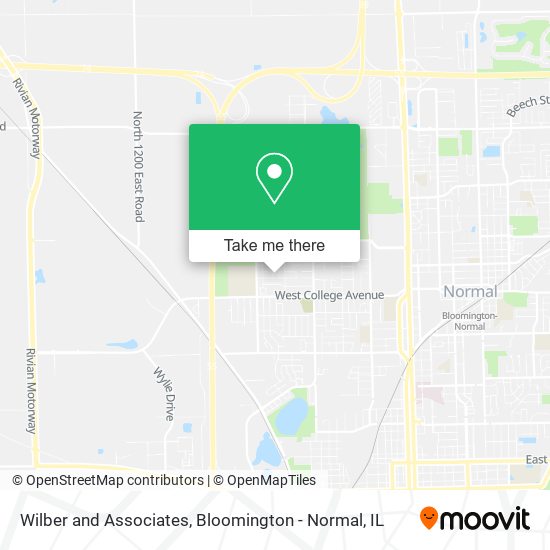 Wilber and Associates map