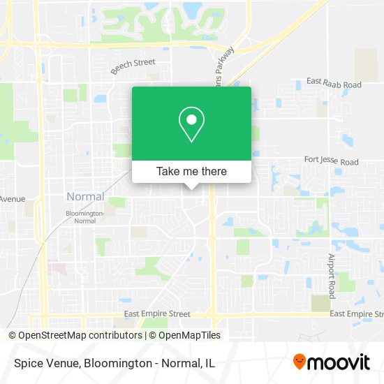 Mapa de Spice Venue