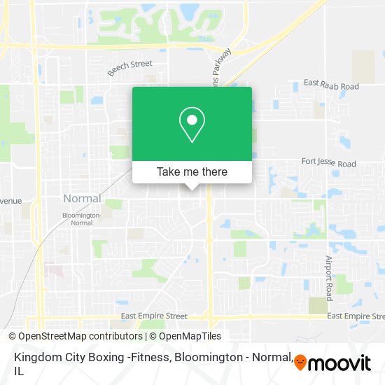 Kingdom City Boxing -Fitness map