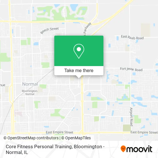 Core Fitness Personal Training map