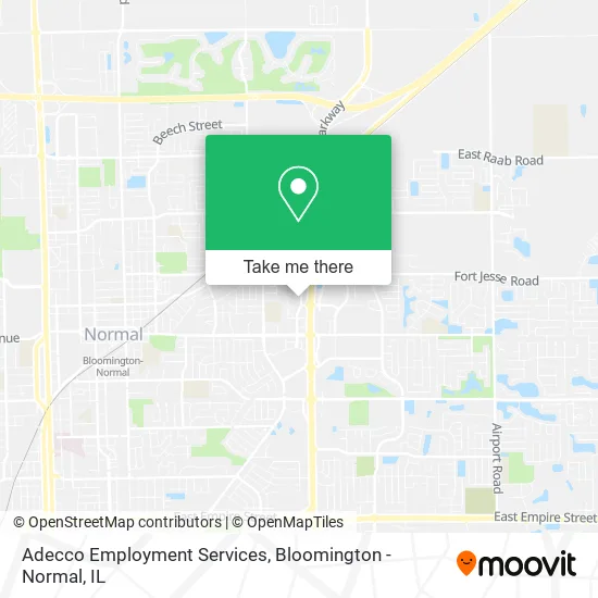 Adecco Employment Services map
