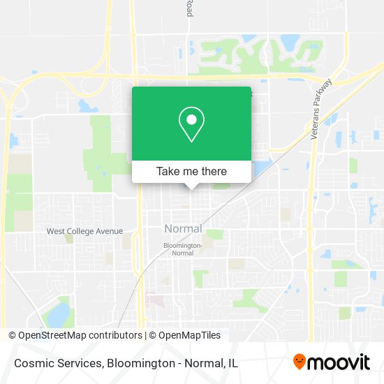 Cosmic Services map
