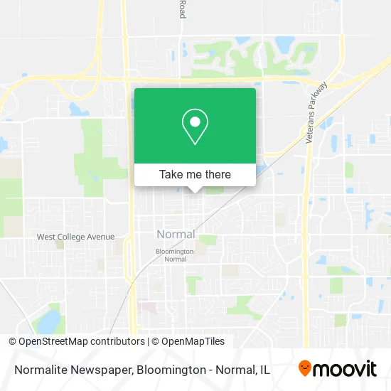 Normalite Newspaper map