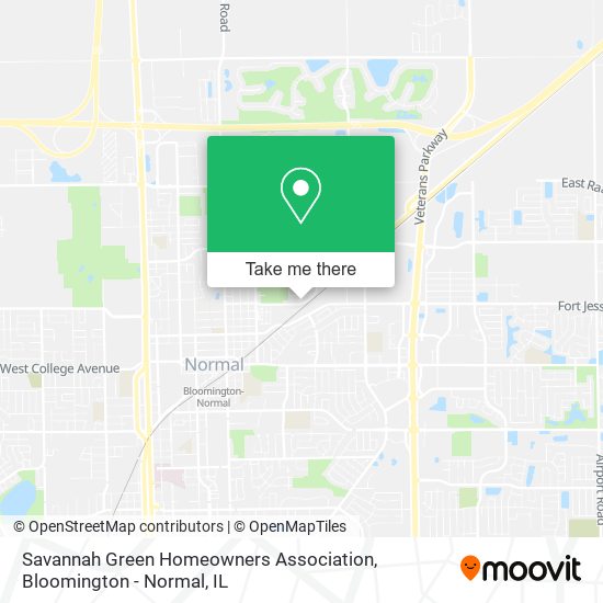 Savannah Green Homeowners Association map