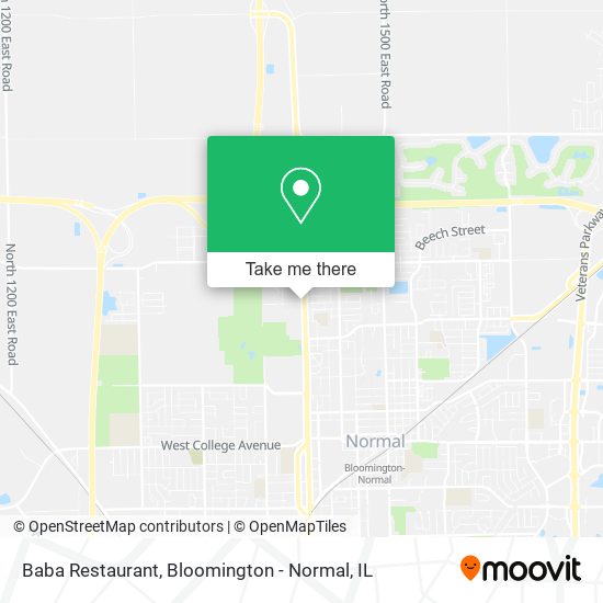 Baba Restaurant map