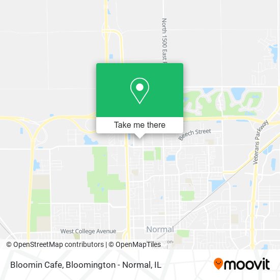 Bloomin Cafe map
