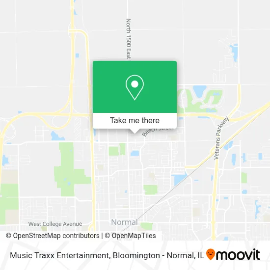 Music Traxx Entertainment map