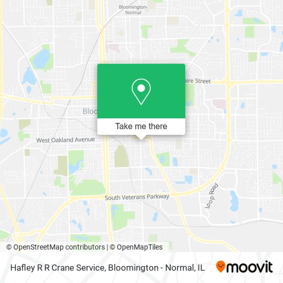 Hafley R R Crane Service map
