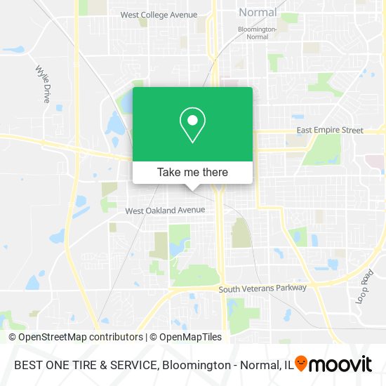 BEST ONE TIRE & SERVICE map