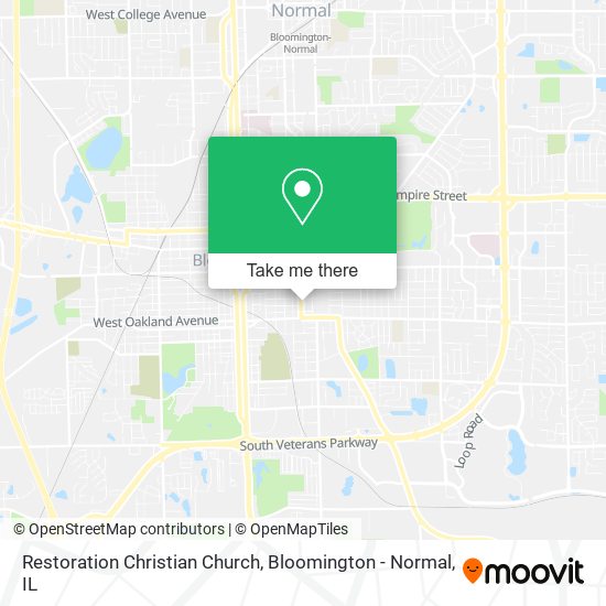 Restoration Christian Church map