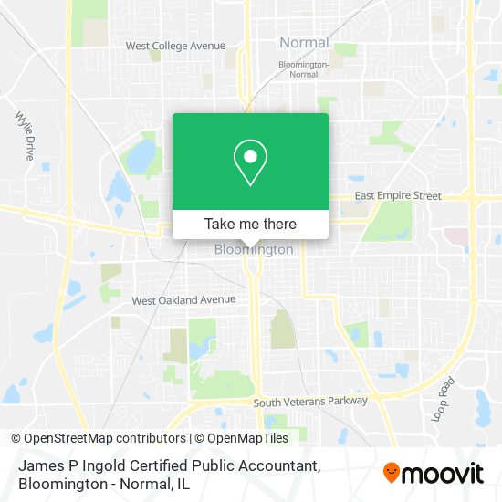 James P Ingold Certified Public Accountant map