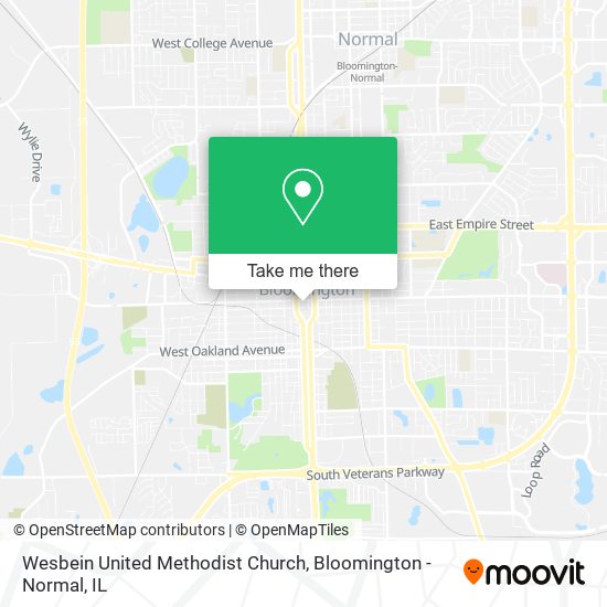 Mapa de Wesbein United Methodist Church