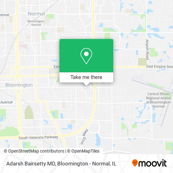 Adarsh Bairsetty MD map