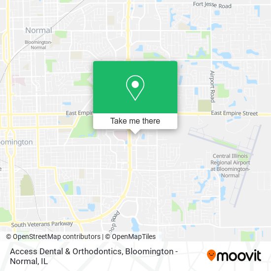 Access Dental & Orthodontics map