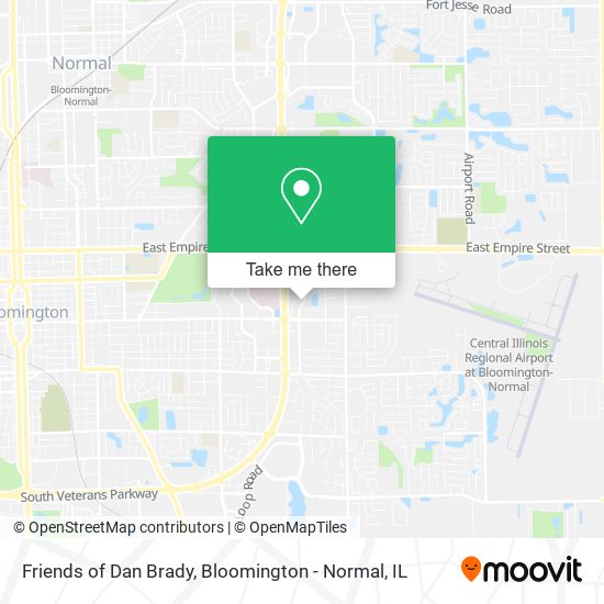 Mapa de Friends of Dan Brady