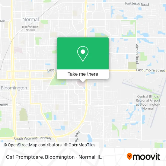 Osf Promptcare map