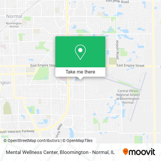 Mental Wellness Center map