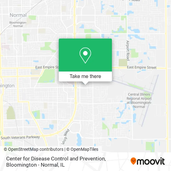 Center for Disease Control and Prevention map