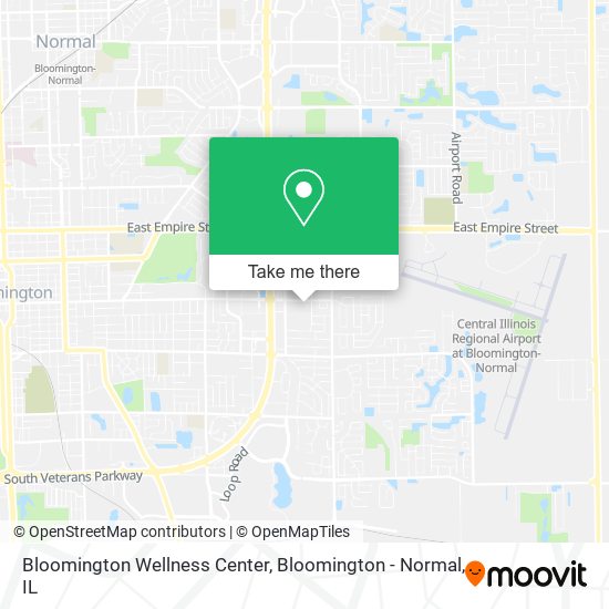 Bloomington Wellness Center map