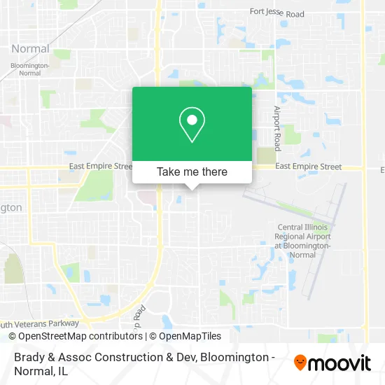 Brady & Assoc Construction & Dev map