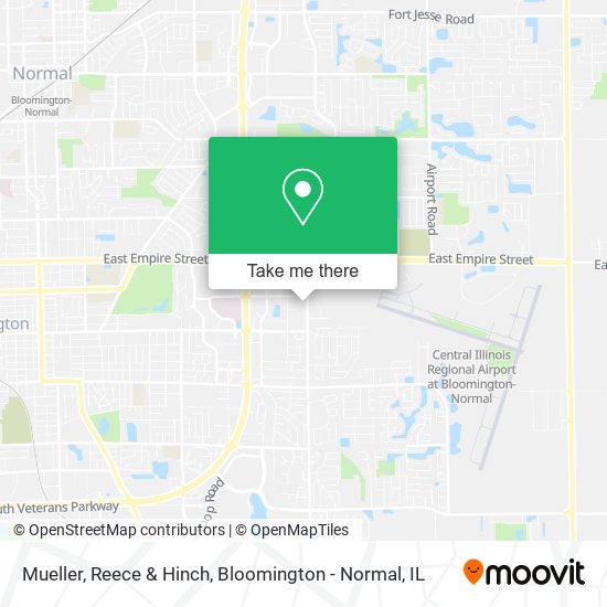 Mueller, Reece & Hinch map