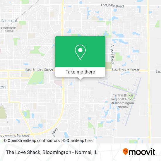 The Love Shack map