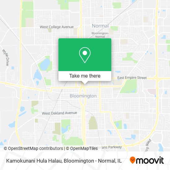 Kamokunani Hula Halau map