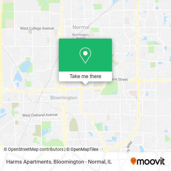 Mapa de Harms Apartments
