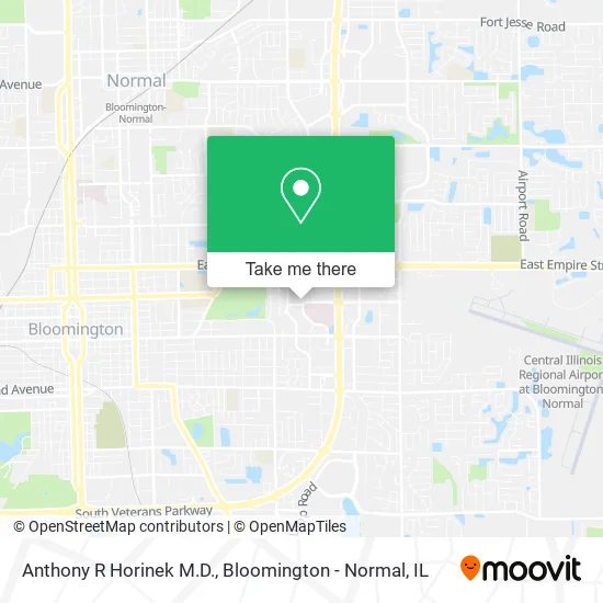 Mapa de Anthony R Horinek M.D.