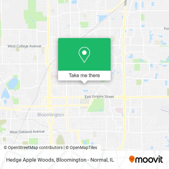 Hedge Apple Woods map