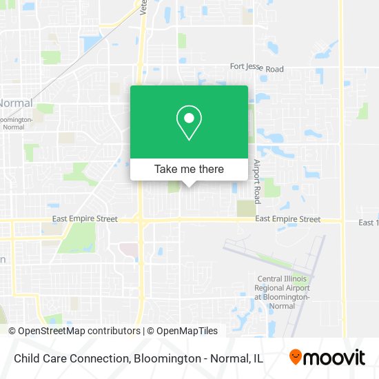 Child Care Connection map