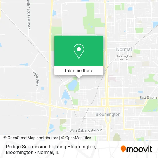 Pedigo Submission Fighting Bloomington map