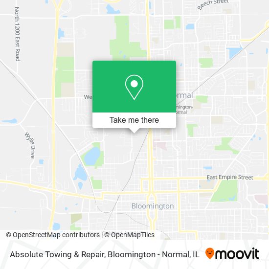 Absolute Towing & Repair map