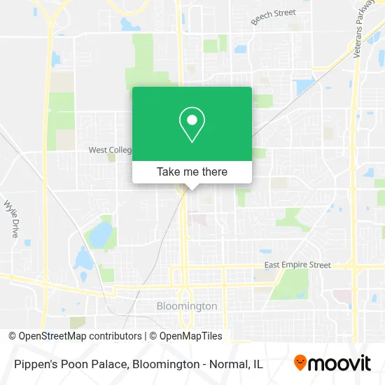 Pippen's Poon Palace map