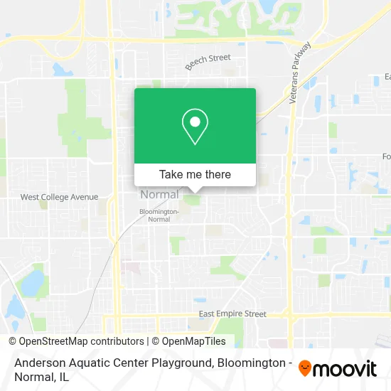 Anderson Aquatic Center Playground map