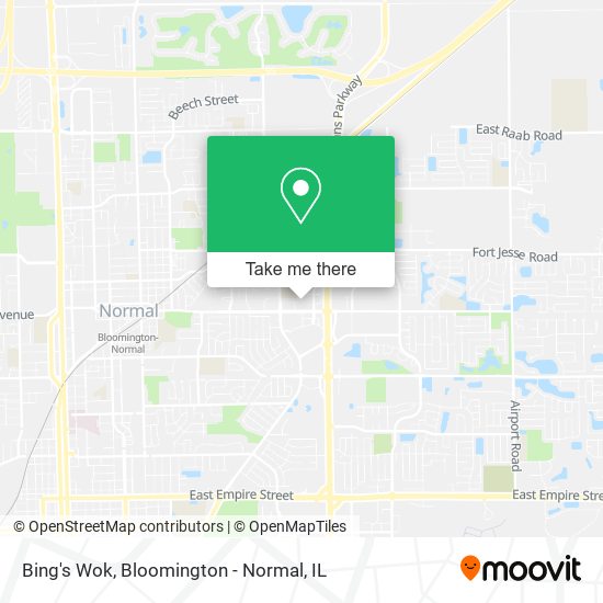 Mapa de Bing's Wok