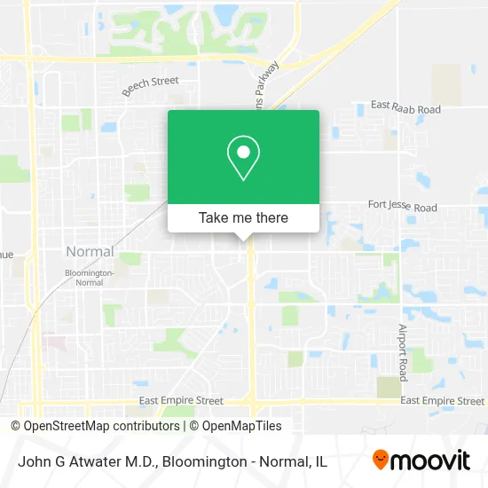 John G Atwater M.D. map