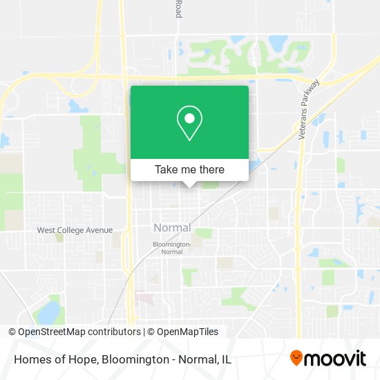 Mapa de Homes of Hope
