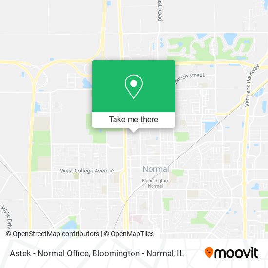 Mapa de Astek - Normal Office