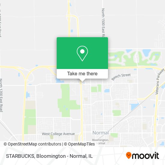 STARBUCKS map