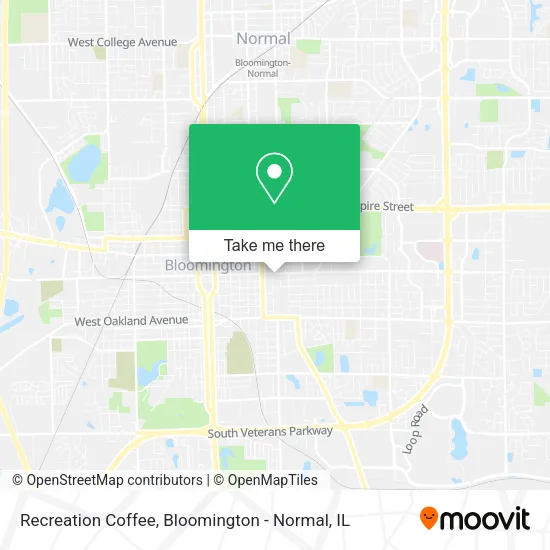 Recreation Coffee map